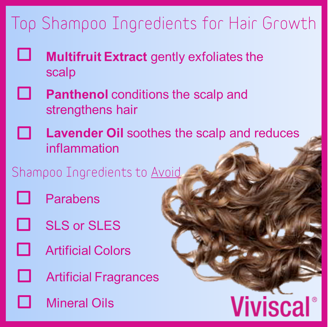 Top Shampoo Ingredients That Promote Hair Growth Viviscal